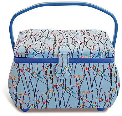 Prym 612082 Nähkorb L Blue Birds