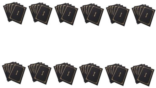 LALAFINA 60stücke Zertifikatshüllen Mit Goldprägung Hochwertige Dokumentenschutzcover Für Und Urkunden Leicht Und Tragbar Für Abschlussgeschenke Und Präsentationen