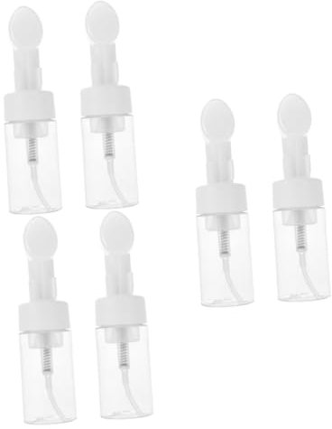 Housoutil 6 Pz bottiglia frizzante bottiglie cosmetico Sapone mousse distributore viaggiare liquido lavamani Gel di silice bianca