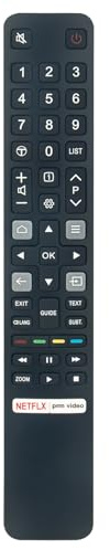 Télécommande Compatible avec TCL QLED TV 75C735 65C735 65C635 55C728