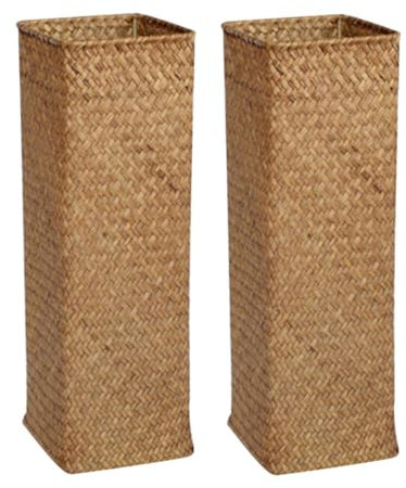 HOLIDYOYO 2piezas Jarrón Decorativo De Estilo Vintage Jarrón para Flores Secas Soporte para Decoración De Hogar y Oficina Diseño Rústico para Uso Diario