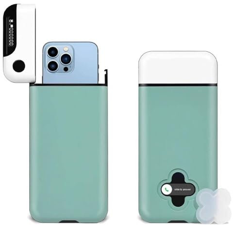 Nueva caja de bloqueo temporizada con autocontrol, cárcel de teléfono, caja de bloqueo con temporizador para teléfono móvil, ayuda a ser autodisciplina y enfoque para lograr objetivos (verde)