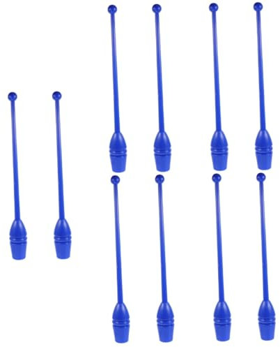 BESPORTBLE Lot De 5 Bâtons De Gymnastique en Résine pour Entraînement De Compétition De Gymnastique Artistique 2 Pièces X 5