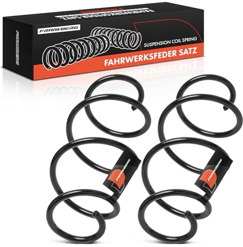 Frankberg 2x Federn Fahrwerksfeder Vorderachse RA4116 540103930R | Kompatibel mit Clio IV BH, Clio IV Grandtour KH