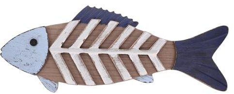 Alipis Mediterrane Fischform Wanddekoration Hängendes Küstenornament Für Restaurant Und Zuhause Kreative Wanddeko Für Badezimmer Und Ozeanräume Langlebig Und
