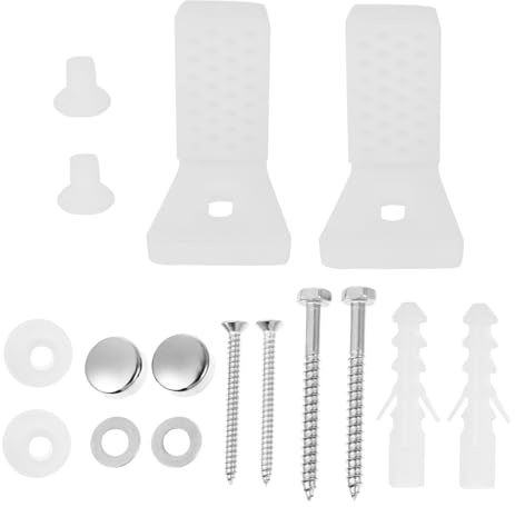 DIYEAH Set di Viti per Piedini Wc in Acciaio Zincato, Accessori per Fissaggio Sedile Water, Kit di Montaggio Stabile per Wc, Bidet e Lavabi Semi-sospesi