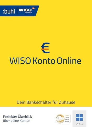 WISO Konto Online 365 | Aktuelle Version | Ein Online-Banking für alle Konten | Besserer Überblick über Ihre Finanzen | Windows Download |