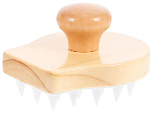 Anneome Haarwaschbürste aus Silikon Kopfhautmassagebürste zur Haarreinigung und Pflege zur Stimulierung Haarwachstums und Entfernung von Schuppen