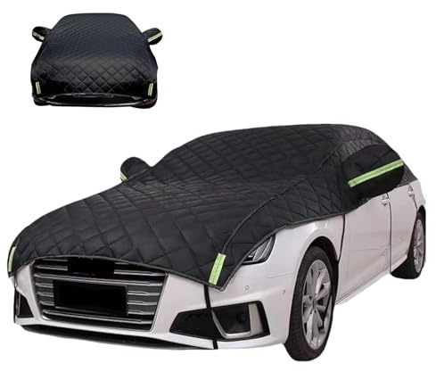 Car Cover Waterproof for BMW iX2 2024, Car Covers for Outside Storage, Thickened All-Season Half Cover with Anti-Hail Defence and UV Protection