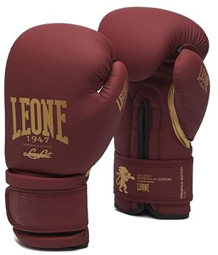 LEONE 1947, Guantes De Boxeo Edición Burdeos, Unisex Adulto, Bordeaux, 10 OZ, GN059X
