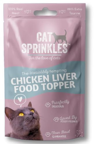 Cat Sprinkles Hydrolysed Cat Food Topper - Chicken Liver Flavour - 80+ Servings