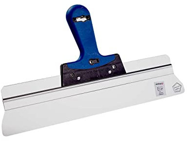 Flächenspachtel 2K abgerundete Ecken - Glättspachtel - Breitspachtel - zum Auftragen von Spachtel- und Putzmasse auf Fassaden oder bei Fußbodenbeschichtungen (60 cm)