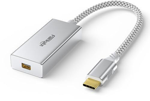 Adattatore USB C a Mini DisplayPort 4K@60Hz, USB tipo C (Thunderbolt 3) su adattatore mini DP per iPhone 15, M1/M2 MacBook, MacBook Air/Pro 2016-2023, Galaxy S8-S23, Steam Deack e Rog Ally