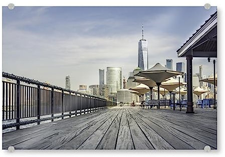 artboxONE Acrylglasbild 90x60 cm Städte/New York Love New York - Bild wandbild New York