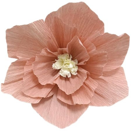 5 Stück Papierblumen,Papierblumen Dekorationen Für Wand,3D Künstliche Blume,für Hochzeit Brautparty Babyparty Geburtstag Party Wohnzimmer Hochzeitszimmer Hintergrund Dekoration,Dunkelpink 20cm
