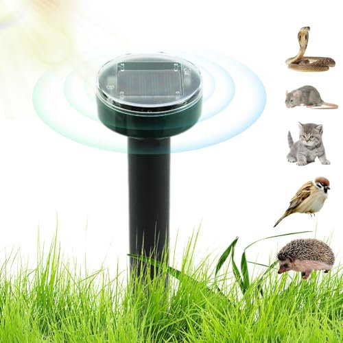 à ultrasons pour Chat extérieur, électronique Solaire pour Chat, Dispositif Anti-miaulement pour Chat, Chat Portable,