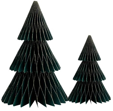 Tischdeko Weihnachten Papier Weihnachtsbaum Deko Faltbarer Tannenbaum Wabendekor Classic Weihnachtsbaum Grün Papier Waben Papierbäume Weihnachtsdeko Wiederverwendbar Christmas Deko Weihnachtsschmuck