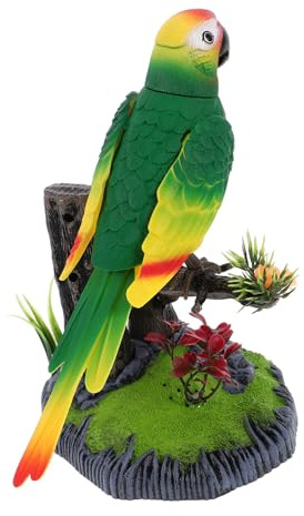 JOINPAYA Electric Bird Toy Sensor Interactive Singing Bird for Boys and Girls Cute Chirping Simulation Plaything for Home and Kindergarten Fun Adornment