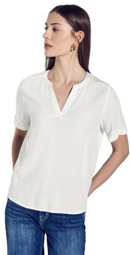 Street One Damen Bluse in Unifarbe
