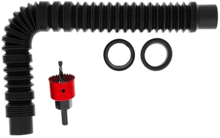 Conector Para Barril De Lluvia - Set de Unión para Toneles de Agua | Adaptador De Agua Pluvial Para Riego Subterráneo Césped Estanque Tejado Pérgola Exterior Hogar