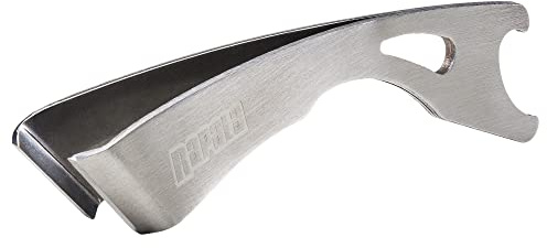 Rapala - Angelzange RCD Mini Clipper - Angelzubehör aus Edelstahl - Mini-Drahtschneider - Ergonomisches und Gebogenes Design - Integrierter Flaschenöffner - 7cm - Grau