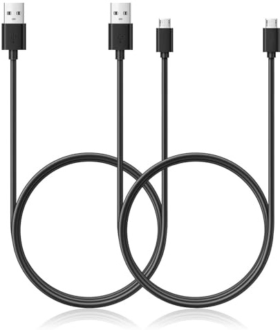 Charger Cord Replacement for Bose/JBL/Jam/DOSS/Bugani Bluetooth Speaker - 6.6 ft Micro USB Cable 2-Pack