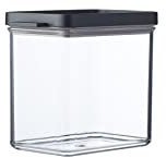 Mepal - Contenitore Omnia - Barattolo per Alimenti con Coperchio per Alimenti Secchi - Organizzatore per la Cucina - Contenitore Alimentare Impilabile ed Ermetico - 1100 ml - Black
