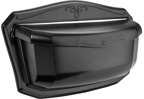 Villa Black Wall Mount Mailbox