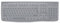 Logitech Protective Cover for K120 Keyboard and MK120 Desktop, cover protettiva, design avvolgente in silicone resistente, a prova di liquidi, ultrasottile, traslucido - Bianco
