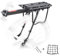 Bike Pannier Rack, Bicycle Rear Rack Cycling Seatpost Rack MTB Aluminum Luggage Cargo Rack with Reflector and Cargo Net