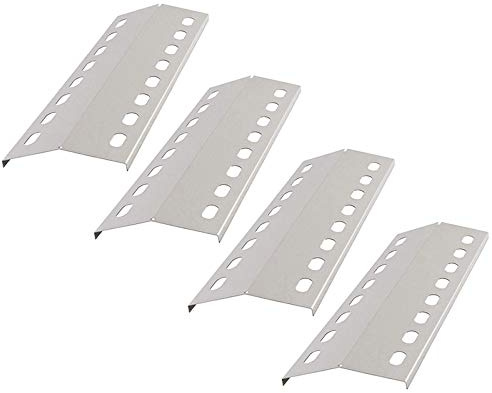 WELL GRILL Protector de placa de calor de 43.5x15 cm, cubierta de quemador, piezas de repuesto para exteriores para la mayoría de parrillas de gas para barbacoa