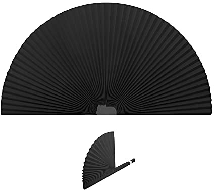 Bogen-Fensterblenden, leicht zu schneiden und zu installieren, Verdunkelungsrollos, 182,9 x 91,4 cm, Schwarz