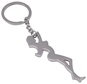 ARFUKA Porte-clés décapsuleur en métal avec pendentif en forme de femme sexy pour bière, soda, bière, barman