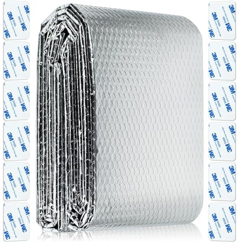 Bonna Pellicola Riflettente per Termosifone, 5 m x 0,6 m x 3 mm, Isolante, Isolamento Posteriore