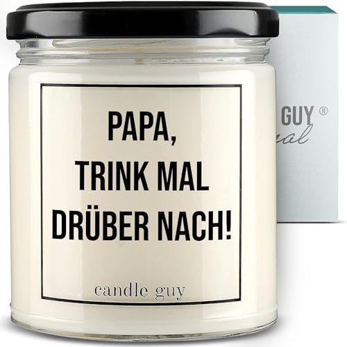 candle guy Duftkerze im Glas [Brennzeit 70h] - Duft-Kerze handgemacht mit Spruch | Freches Geschenk für Frauen, Freundin, Geburtstag | 100% Sojawachs, schöne natürliche Düfte mit ätherischem Öl