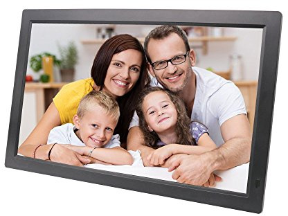 Spacmirrors Digital Photo Frame, 21-inch 1920 * 1080 HD LED MP3 / MP4 Player Multi-function Advertising Machine Support HDMI USB Multiple interfaces Electronic picture frame