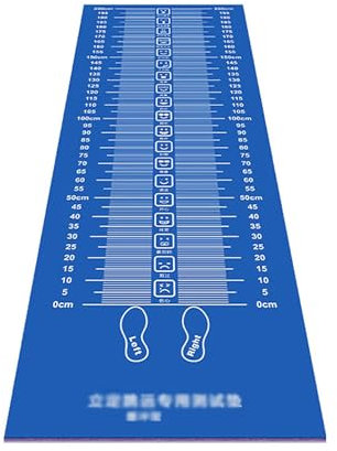Stehendes Weitsprung-Testkissen, 0,9 m breite stehende Weitsprungmatte for Kinder, rutschfeste Trainingsmatten, lange Sprungauflage, 3 mm dicke, verschleißfeste Körpertrainingsunterlage for den Innen-