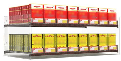 Acrylic Display Case, Clear Cigarette Retail Cabinet Organizer, Market Store Retail Cigarette Showcase, Cigarette Storage Rack, Automatic Cigarette Display Holder(74.5x29x18.85CM/29.34x11.42x7.42in)