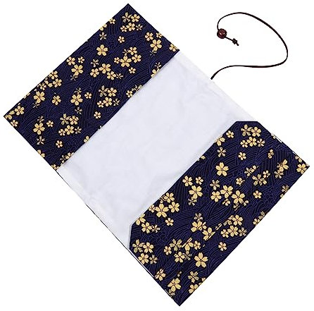 HONMEET Goldene Buchhülle Mit Kirschblüten-motiv Stoffhülle Schützender Umschlag Für Tagebücher Notizbücher Robustes Handgefertigtes Buchcover in Reißfest Und Stilvoll