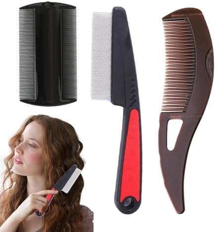 Exfoliante para el cuero cabelludo – Peine de dientes finos, peine de barrido ergonómico portátil | Scrubber Ergonomic Pice Eliminador de Pomba Portablep Brush Wedding Remover Pice ergonómico