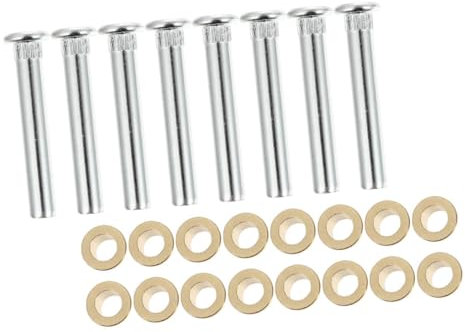 Zerodeko 8pezzi Kit Perni e Boccole Per Cerniere Portiere Lega Alluminio Pz Sostituzione Perni Rulli Boccole Di Ricambio Compatibili