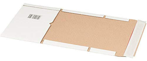 Universalverpackung Weiß A4 Multimediaverpackung Buchverpackung 25 Stück