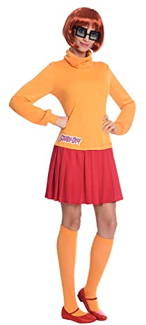 (PKT) (9906634) Adult Ladies Velma Costume (UK 8-10), Orange
