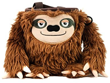 YY Vertical Faultier-Kletter-Kreidebeutel, perfekt für Erwachsene und Kinder, Kreidetasche zum Bouldern, niedliche Kreidetasche für Bergliebhaber, Kreidebeutel