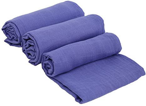 Urban Kanga Mulltücher Baby 70x70 cm Musselin Spucktücher 3er Set | Öko-Tex zertifiziert, aus 100 % Baumwolle