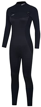 ZCCO våtdräkt dam 3 mm neopren termisk bröstdragkedja baddräkt män och kvinnor lång dykdräkt för surfing, spjutfiske, dykning, snorkling, paddling
