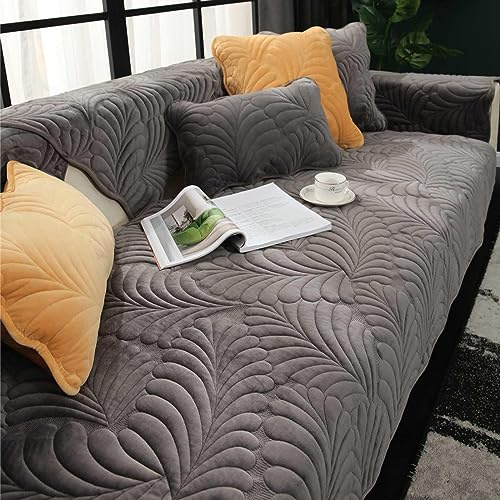 YSZBD Sofaschoner rutschfest Ecksofa Sofa Überzug L/U Form Sofadecken Für Sitzfläche Sofaüberwurf Decke Sofabezug 3 Sitzer 2 Sitzer Sofaschutz Hund,Black-90x180cm