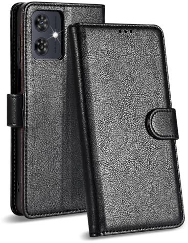 Case Collection para Funda Motorola Moto G54 - Carcasa de Cuero con Ranuras Tarjetas [Bloqueo RFID] Antichoque [Función De Pie] Fundas para Motorola G54 5G