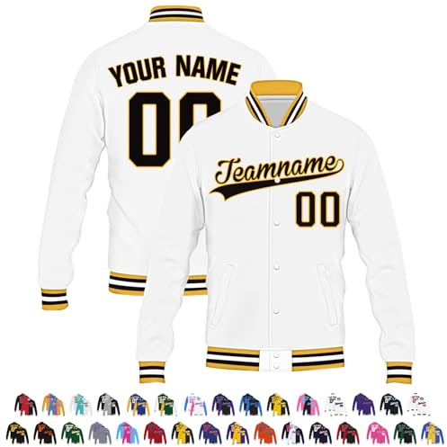 Busparst Giacca College Personalizzata Giacca Letterman Personalizzata Giacca Bomber da Baseball College da Uomo Personalizzata da Donna