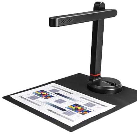 Bärbar dokumentskanner, flerspråkig OCR-erkännande, vikbar och bärbar, realtidsprojektion, videoinspelning, fångststorlek A3/A4, endast Windows,13mp